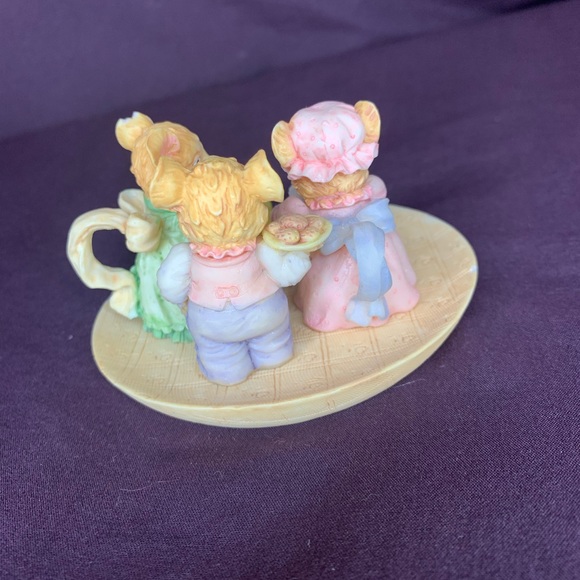 miniature mice tea party figurines - Picture 3 of 15